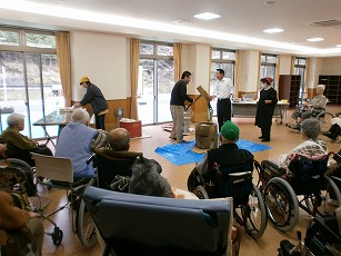 ご入居者さまの応援がとっても温かく感じました