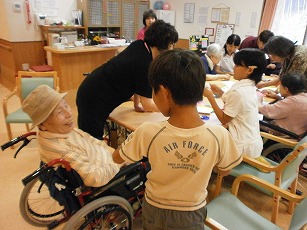 入居者さまとも大きな声でお話しできました！