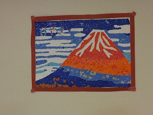 世界遺産　富士山！とてもきれいに出来上がりました(*^_^*)