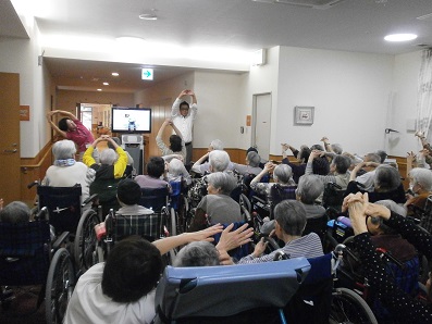 体をよく動かして・・・