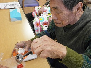分量量りは少し慎重になりました